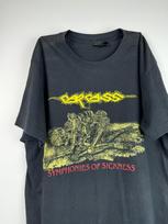 1990 Carcass Symphony of Sickness Retro Style Black T shirt Unisex 140 black