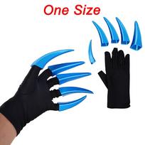 VOX Gloves Cosplay Fantasy Claw Prop TV Hell Hotel Costume Disguise Halloween Adult Women Men Roleplay Party Gifts One Size black