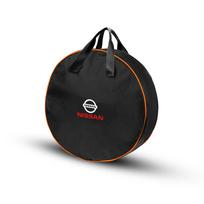 Hub Cap EV Car Charging Cable Storage Box Charger Cables Carry Bag For Nissan Nismo Xtrail Qashqai J11 J10 Juke Sentra Note Leaf black