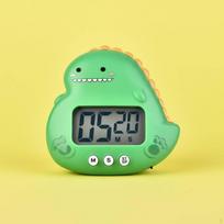 Cartoon Dinosaur Timer Large Digital Display Stopwatch Loud Alarm Visual Clock for