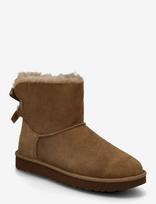 UGG - W Mini Bailey Bow Ii - Aulinukai plokščiu kulnu - Ruda