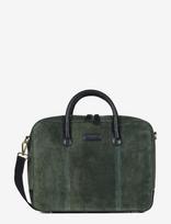 Howard London - Laptop Bag Suede Wilfred - Kompiuterio krepšys - Chaki spalva