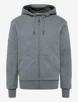 Superdry - Borg Lined Ziphood - Džemperis - Pilka