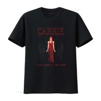 Carrie Stephen King 1976 Horror Movie Inspired Unisexs T Shirt Take To The Prom Design Vintage Stylish Designer Clothes M black