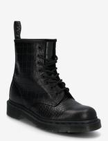 Dr. Martens - 1460 Croco Black Atlas Croc Emboss - Suvarstomi batai - Juoda