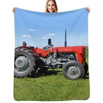 Massey Ferguson 35 Traktoriaus Mesti Antklodė Jauki Šilta Antklodė Miegamojo Dekoras 75cm*90cm gray