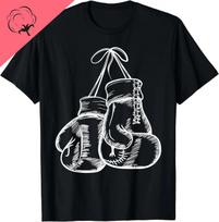2025 New Model Graph Birthday Gift Retro Love White Boxing Gifts Boxer Gift T-Shirt Unisex Style Shirts for Men Men Clothing 5XL įvairiaspalvis