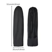 Longboard Bag Easy to Carry Sleeve Skateboard with Shoulder Straps black