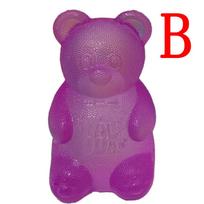 Little Bear Maltose Pinch Stress Relief Ball - Music-Triggered Stress Relief Toy with Slow Rebound for Therapeutic Relaxation pink