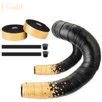 BUCKLOS Bicycle Handlebar Tape Shockproof Cycling Road Bike Tapes Non-Slip Racing Soft PU EVA Handle Bar Belts Bent Bar Wraps gray