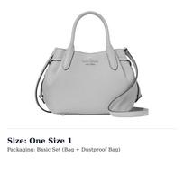 Kate Spade Dumpling Cow Leather Dumpling Bag, One Shoulder Handbag Mini Women's Mountain Gray KI859-020 One Size 1 gray