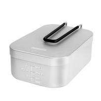 MiliCamp Large Mestin Aluminum Cooking Pot, Camping Cooking, Mountain Cooking, Outdoor Cookware, No Deburring Required MR-750 gray