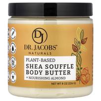 Dr. Jacobs Naturals, Vegan Shea Soufflé Body Butter, Almond, 8 oz (226 g) white