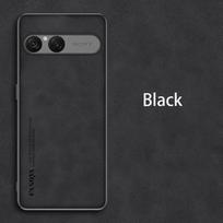 Retro odos pojūčio dėklas Sony Xperia 10 VII 10VII 5G, atsparus smūgiams, matinio silikono, minkštas dėklas Sony Xperia 10 VII black