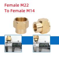 1 vnt. 3/8  1/4  M14 M18 M22 sriegio žarnos jungtis Vamzdžio jungiamoji detalė Žarnos spenelis Vidinis/išorinis adapteris Žalvarinis F/M Pereinamieji jungikliai