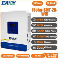 Easun Power 2000w 4000w 6200w 12v 24v 48v MPPT hibridinis autonominis grynos sinusinės bangos 100A 120A 230v 50/60hz saulės keitiklis įkroviklis WIFI