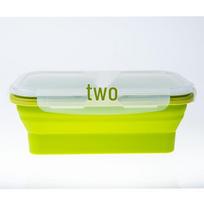 Recommended Retractable Silicone Bento Lunch Box Set for Kids – Microwave Safe and Fresh Keeping white