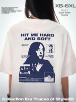 T-Shirt Billie Eilish Print on the Back 4XL white