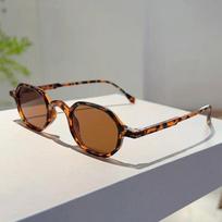 Retro Anti Blue Light Circular Small Frame Sunglasses Fashionable and Versatile UV400 Cycling and Driving Anti UV OpticalGlasses W90815WW- white