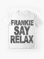 Frankie Goes to Hollywood Frankie Say Relax Graphic T-Shirt M balta