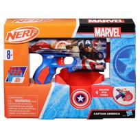 Kapitono Amerikos šautuvas Nerf Marvel su šoviniais ir dėklu