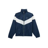 Nike Windrunner Moteriškas laisvas UV apsaugos austas striukė su užtrauktuku FV6305-478 S white