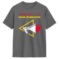 Depeche Mode Black Celebration T Shirt Beach Unisexs  Cotton O Neck Plus Size XL Clothing ShortSleeve Streetwear Tops 3XL yellow