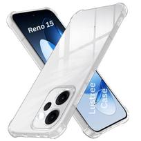 Four-Corners Shockproof TPU Case for OPPO Reno 15 Pro Max 15F 15FS Reno15 F FS 5G Protective Cover Transparent Shell Frame Funda OPPO Reno15 gryna