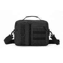 Trekking Tactical Handbags Shoulder Bag Camping for Men Hiking Travel Climb Fishing Sling Crossbody Outdoor Molle Messenger Bag black