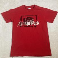 Vintage Y2K LINKIN PARK Vinyl Record Crate Red T-shirt Small nu metal rap rock Unisex T-Shirt M brown