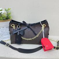 Womens Premium PU Leather Tote Bag With Butterfly Detail Large Capacity Crossbody Shoulder Daily Urban Use Black black