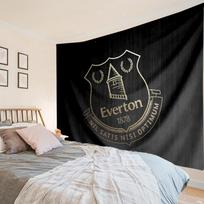 Everton Football Club Crest Tapestry, Unique Design Tapestry, Wall Decor for Bedroom,Livingroom, Playroom,Heartwarming Fan Holiday Gifts 130cmx150cm