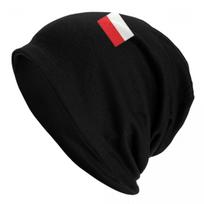 Custom Vintage Polska Polish Eagle Skullies Beanies Caps Winter Warm Knitting Hat Unisex Adult Poland Coat Of Arms Bonnet Hats Beanies Hat black