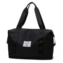 Super Large Capacity Folding Bag Travel Bags Tote Carry On Luggage Storage Hand Bag Waterproof Duffel Set Women Dropshipping black