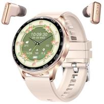 2025 Naujas išmanusis laikrodis TWS 2-in-1 Bluetooth ausinės su įmontuotu garsiakalbiu HIFI 9D garso kokybė Sveikatos monitorius Laikrodis Android ir IOS gray