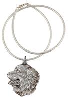 Bernese Mountain Dog, Berner Sennenhund I - Dog necklace, unique jewellery for the dog fan, unique adder pendant by Art-Dog brand sidabras