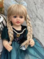 Alive Reborn Baby Doll Betty 22'' 55 cm Viso vinilo kūno naujagimių lėlės mergaitėms Gyva princesė Snow Bebe Reborn Boneca lėlė vaikams Gimtadienio dovanos 55cm brown