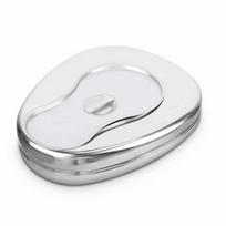 Medical Bedside Bedpan Reusable Stainless Steel Metal Vessel Smoothly