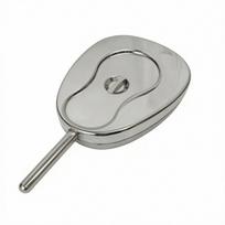 Medical Bedside Bedpan Reusable Stainless Steel Metal Vessel Smoothly