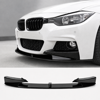 Priekinis bamperio pažeminimas Performance BMW F30 / F31, juodas blizgus