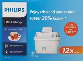 Philips AWP213/10 vandens filtro kasetė, 12 vnt.