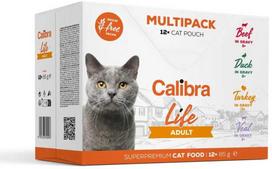 Šlapias Kačių Maistas - CALIBRA Cat Life Adult 12x85g Be Gliuteno, Be Sojos, Be Cukraus