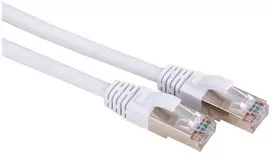 LinkIT Pločiojo dažnių juostos ekranuotas vytos poros kabelis S/FTP Cat6A baltas 5 m AWG 26/7, LSZH