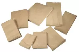 BAG Duonos maišelis, 90 x 120 x 270 mm, 1 sluoksnio plokščias maišas, popierius, 1 sluoksnis 1 g/m2, ruda, 1000 vnt. pakuotė, paletė