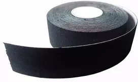 Kubisport Tejpy Tape Kineziterapinė juosta Kinesiotaping Juoda 2,5 x 5 m