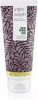Natracare Australian Bodycare Tea Tree Oil Lemon Myrtle švelnus prausimosi gelis intymiai higienai