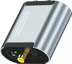 Adapteris AV Reagle Toslink - RCA (Cinch) sidabrinė