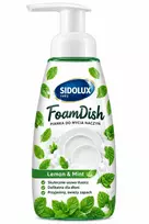 SIDOLUX FOAMDISH putojantis indų ploviklis su bazilikų ir mėtų kvapu, 300 ml. 12 vnt. dėžėje.