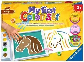Ravensburger tapybos rinkinys „Mano pirmasis spalvų rinkinys: ponis“, nuo 3 m.