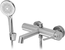 Vonios maišytuvas su dušo komplektu REA Foss, Brushed Nickel